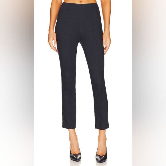 VERONICA BEARD Honolulu Slim Pants Navy Women's 6 Designer Minimalist Career - Picture 1 of 6